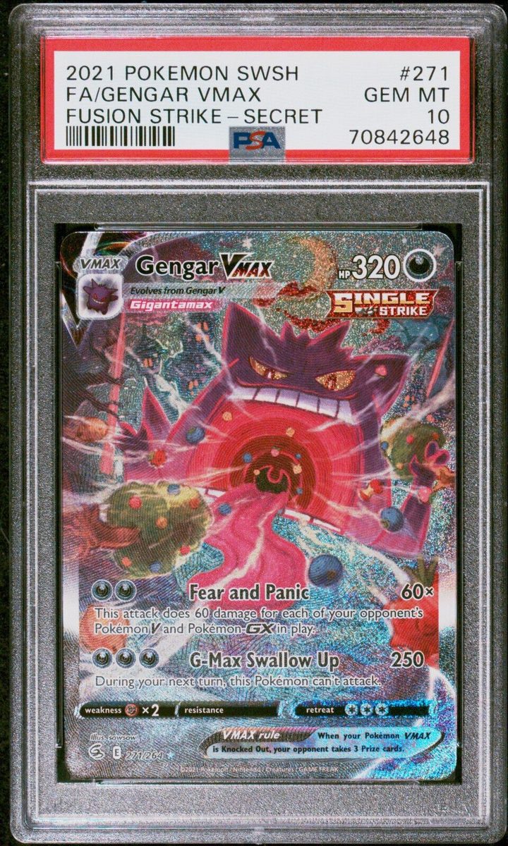 Gengar VMAX PSA 10